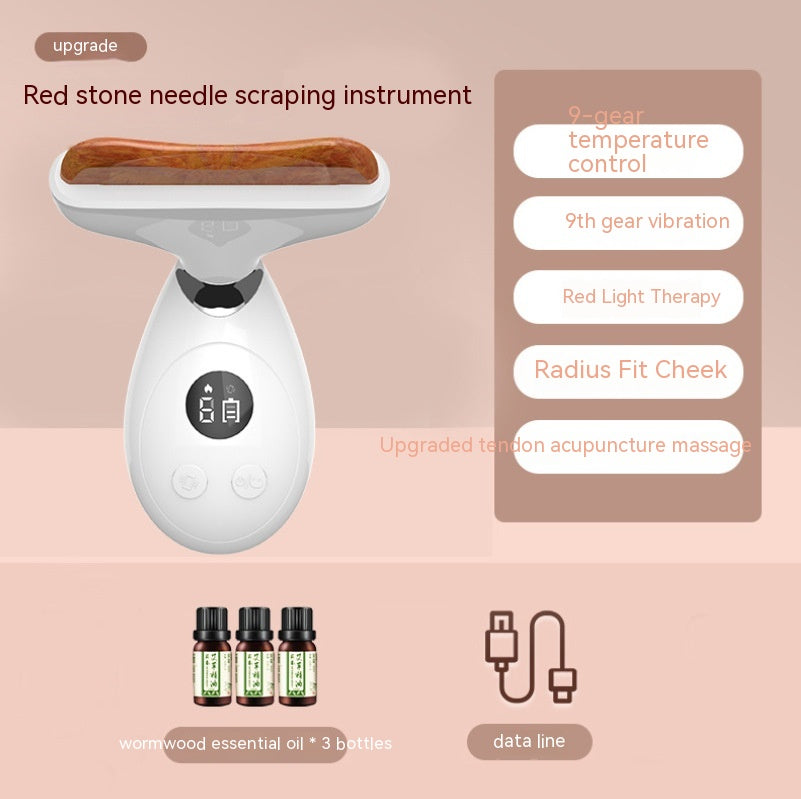 Elektrisches Bian-Stein Massagegerät für Gesicht