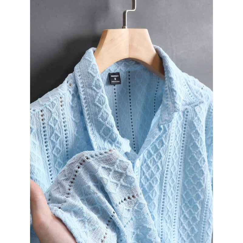 Freizeit-Shirt mit Knopfärmeln