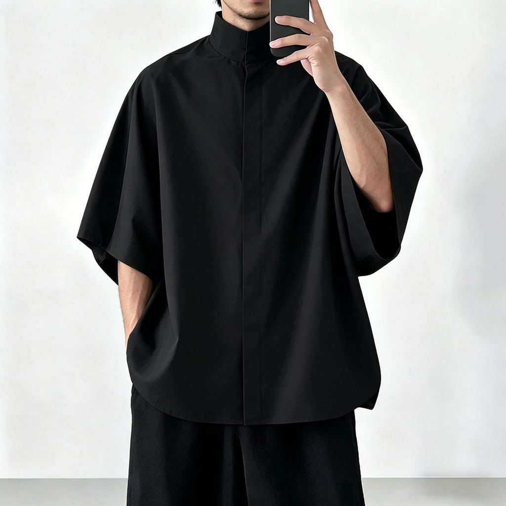 Lässiges Shirt mit überschnittenen Schultern