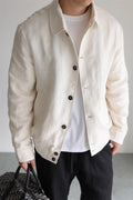 Leichte Herrenjacke mit Linen-Futter