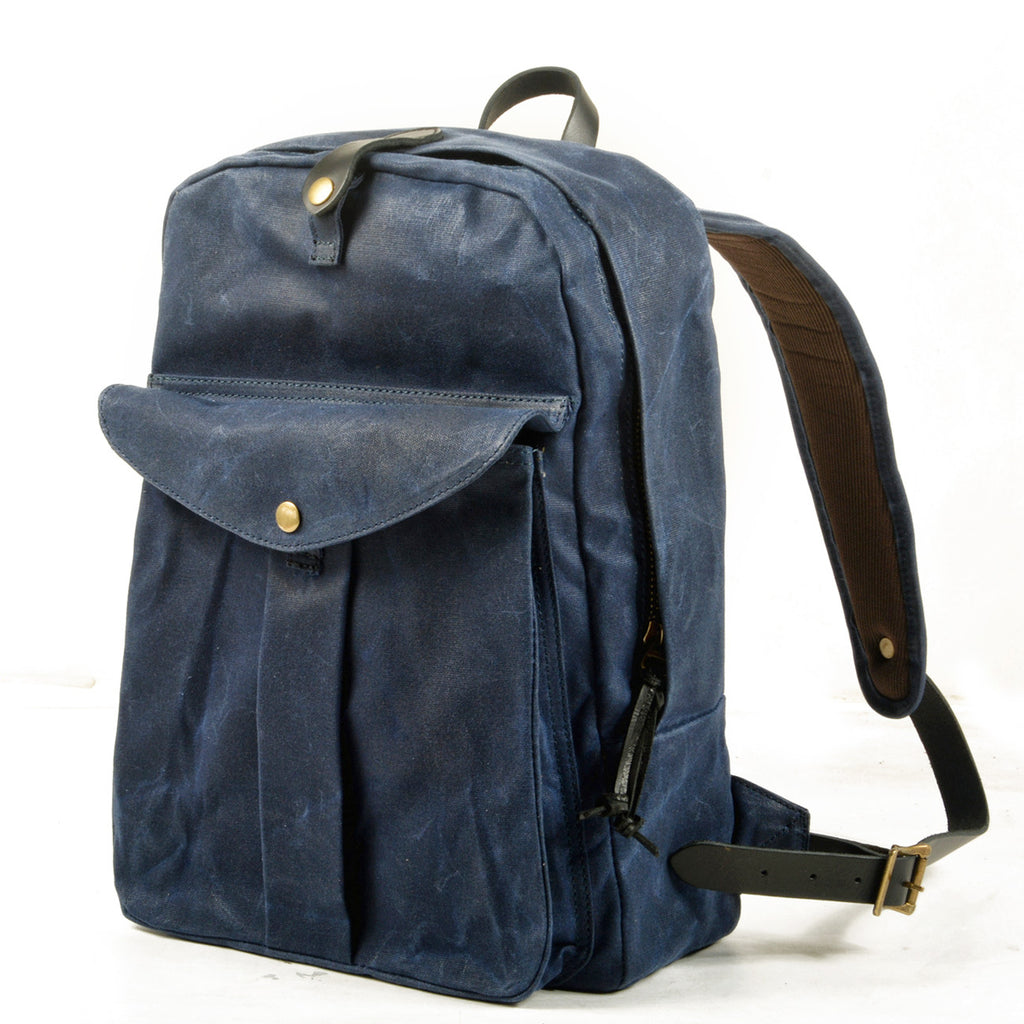 Retro Outdoor Canvas Rucksack – Bild 5 | LuxeStyle