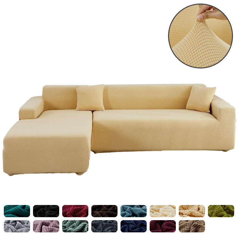 Elastischer Schonbezug für modulare Sofas