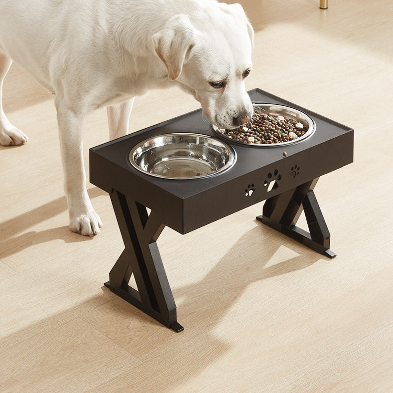 Hunde Futtertisch mit Trinknapf, höhenverstellbar – Bild 13 | LuxeStyle