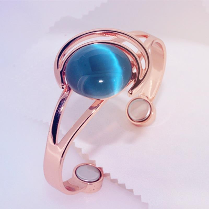 Retro Cat-Eye Kupferarmband