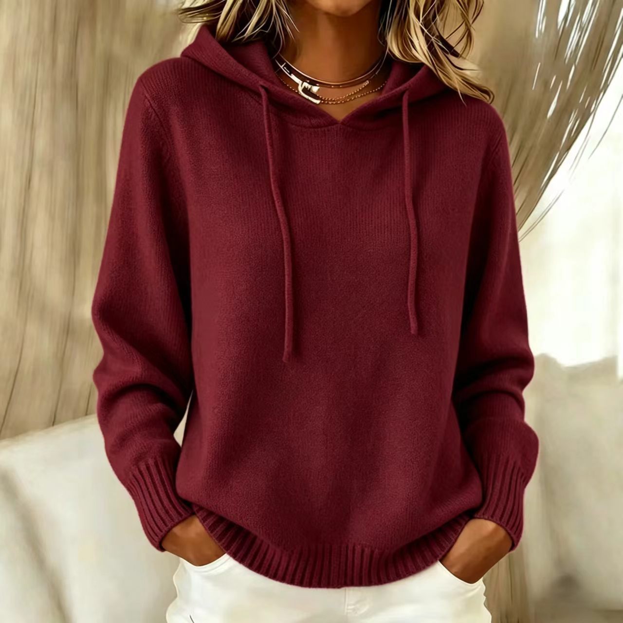 Pullover-Sweater mit Taschen – Lässig & Stilvoll