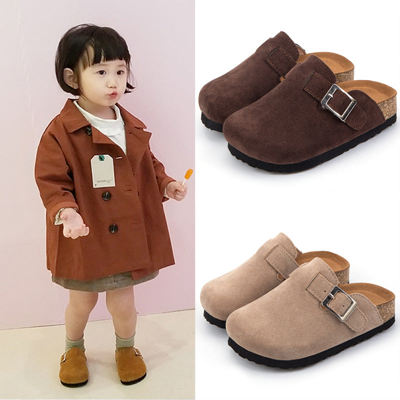 Kork-Babyschuhe für Mädchen mit Schnalle | LuxeStyle