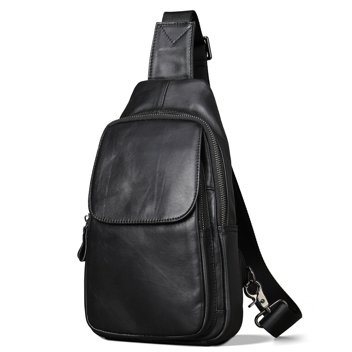 Crossbody-Tasche aus Vollschicht-Leder | LuxeStyle