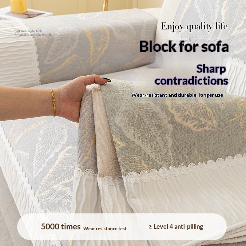 Sofa Kissenhülle mit Blumenmuster – Ansicht 4