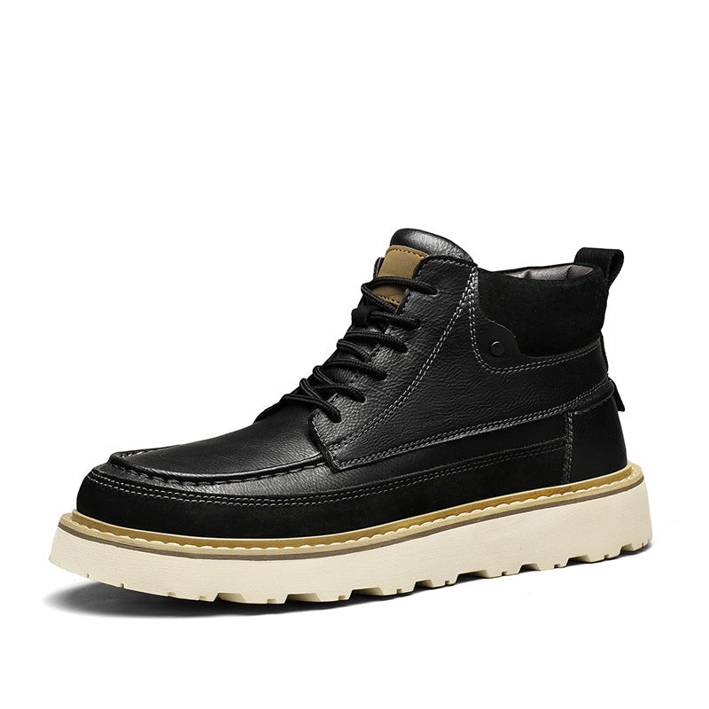 Retro Plattform Martin Boots für Herren – Bild 6 | LuxeStyle