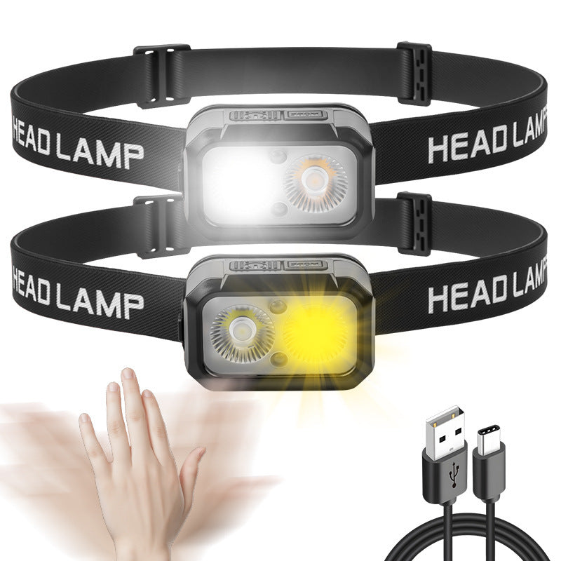 LED-Stirnlampe mit Bewegungssensor