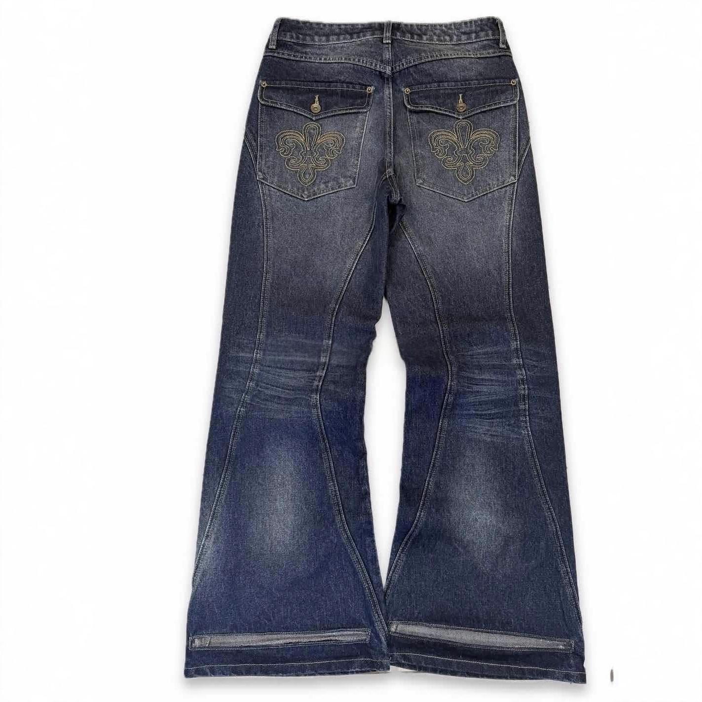 Herren Vintage Distressed Jeans