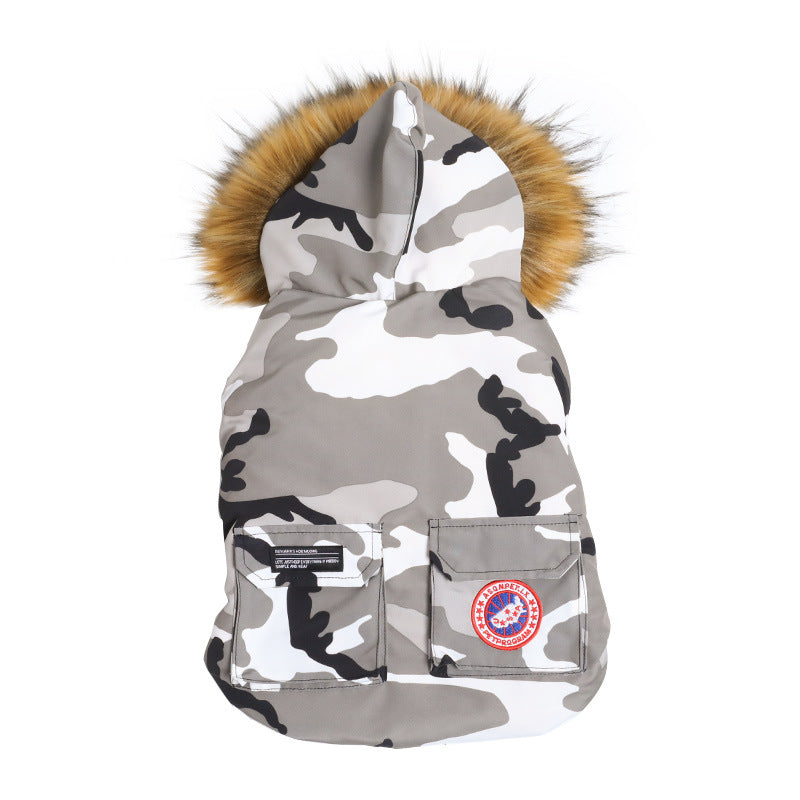 Hundemantel Entencamouflage