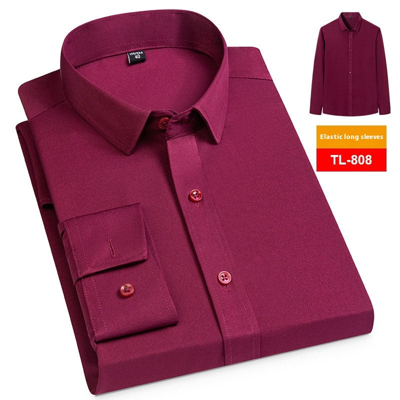 Männerlangarm-Poloshirt ohne Taschen – Bild 4 | LuxeStyle