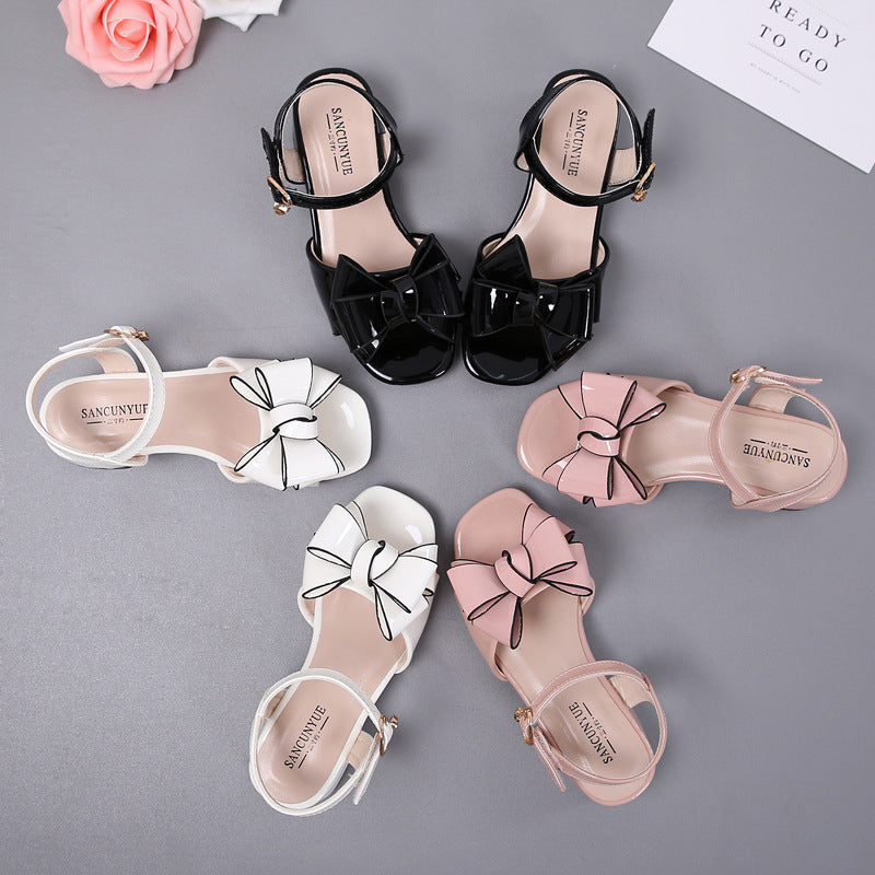 Sommer Sandalen mit Schleife für Mädchen – Bild 5 | LuxeStyle