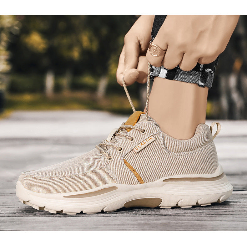 Canvas Schnür-Sneaker für Herren – Bild 5 | LuxeStyle