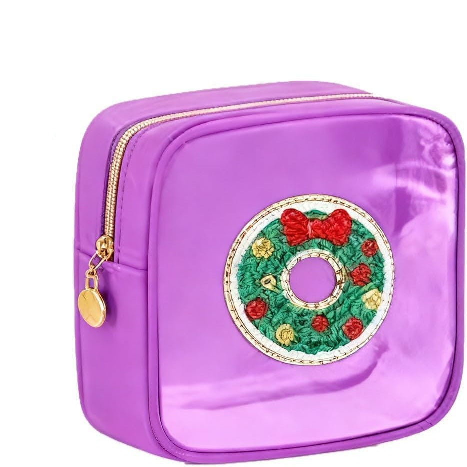 Kosmetiktasche mit Buchstabenstickerei – Bild 3 | LuxeStyle
