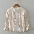 Schlanke Langarm-Herrenbluse mit Streifen – Bild 1 | LuxeStyle