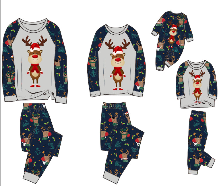Weihnachts-Pyjama für die ganze Familie