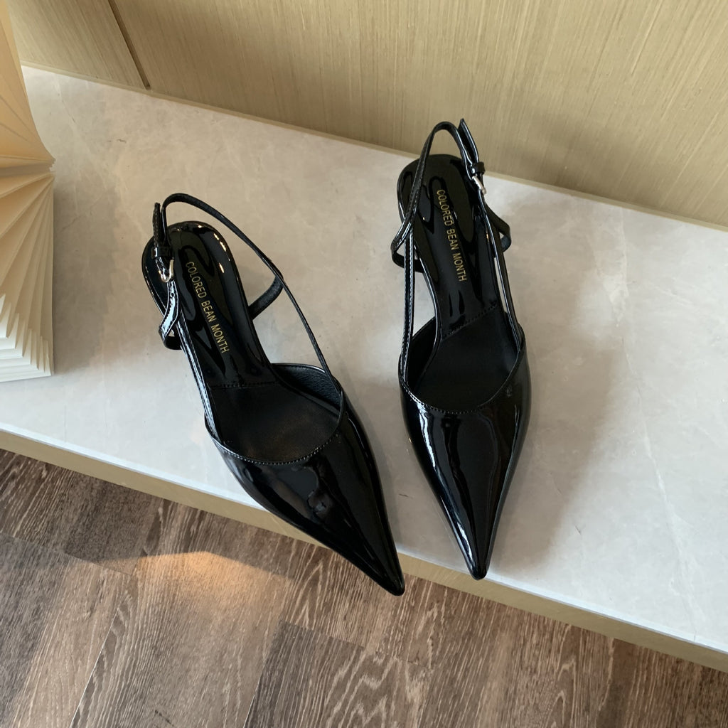 Stiletto-Sandalen mit spitzer Zehe – Bild 7 | LuxeStyle