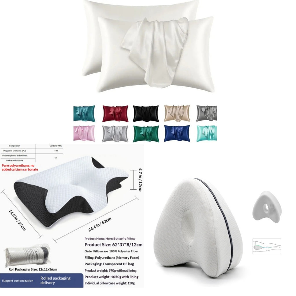 Schmetterlingsförmiges Memory-Schaum-Kissen – Bild 7 | LuxeStyle