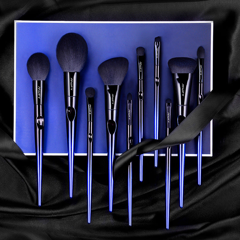 10-teiliges Make-up Pinselset Blau – Bild 2 | LuxeStyle