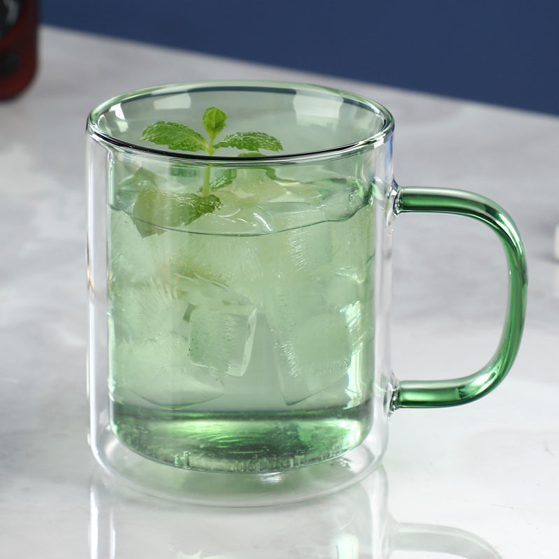 Doppelwandige Trinkflasche aus Borosilikatglas – Bild 3 | LuxeStyle