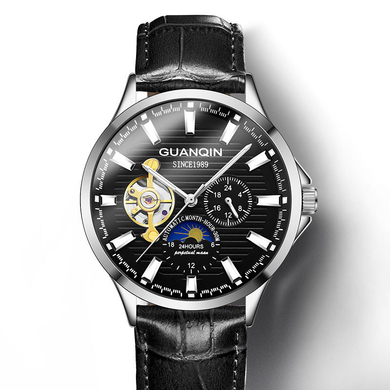 Männer-Skelett-Uhr mit mechanischem Zeiger – Bild 2 | LuxeStyle