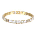 Armband mit Zirkonia-Steinen, 18K vergoldet – Bild 3 | LuxeStyle