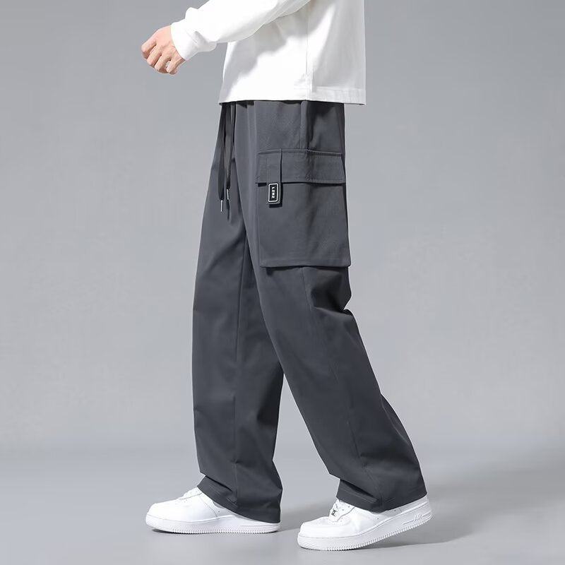 Herren-Cargo-Hose mit Bändeln und grossen Taschen