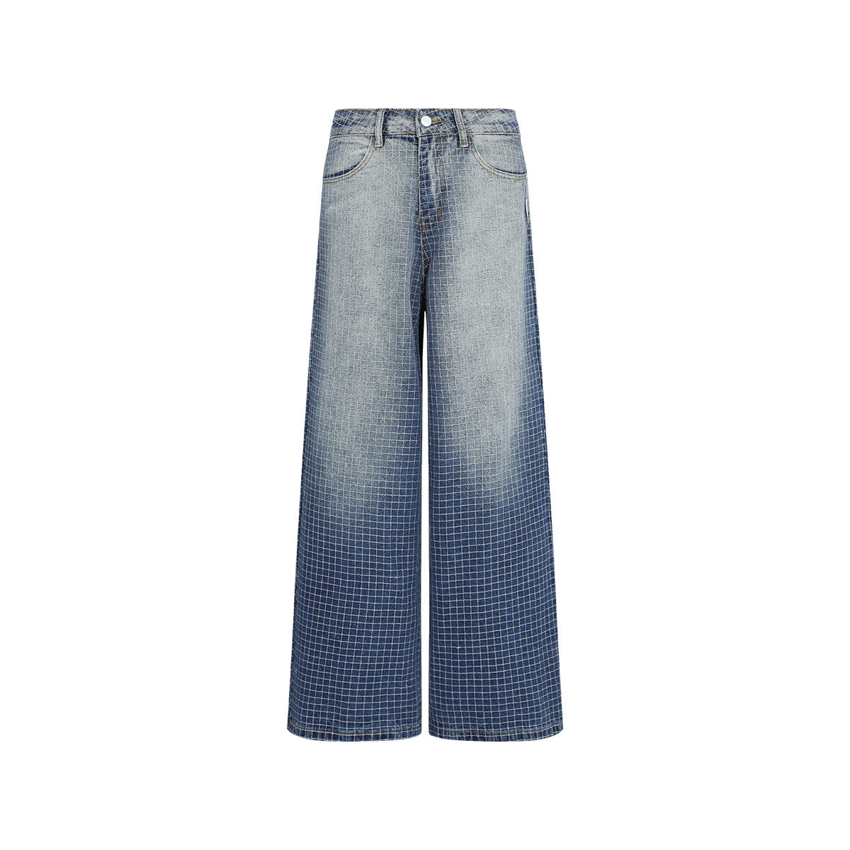 Gerade Jeans mit Farbverlauf