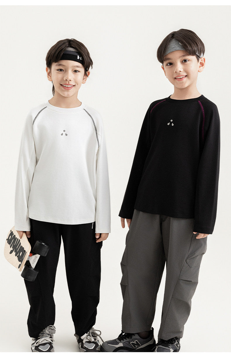 Lässiges Langarmshirt mit Schriftzug | LuxeStyle