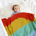 Regenbogen-Decke für Baby