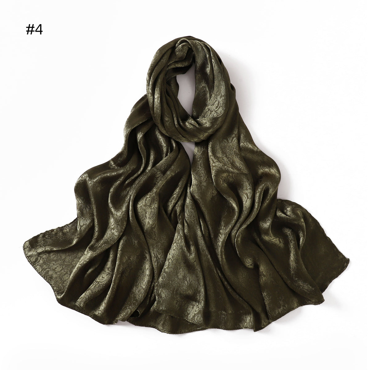Satin Jacquard Kopftuch für Damen – Bild 16 | LuxeStyle