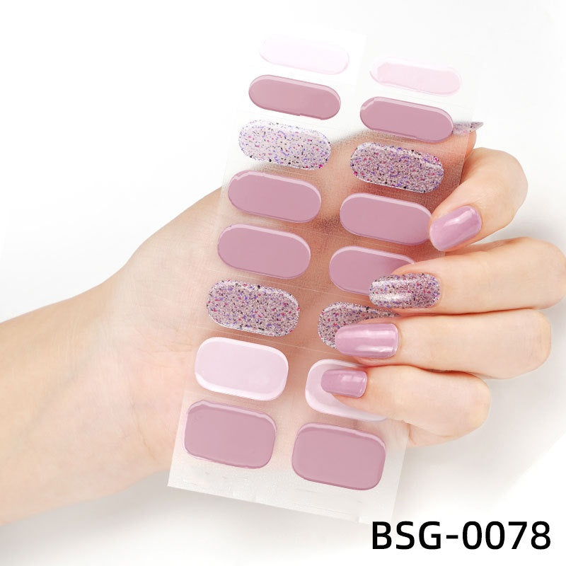 Semi-cured Gel-Nagelsticker 3D-Bronzing – Bild 15 | LuxeStyle