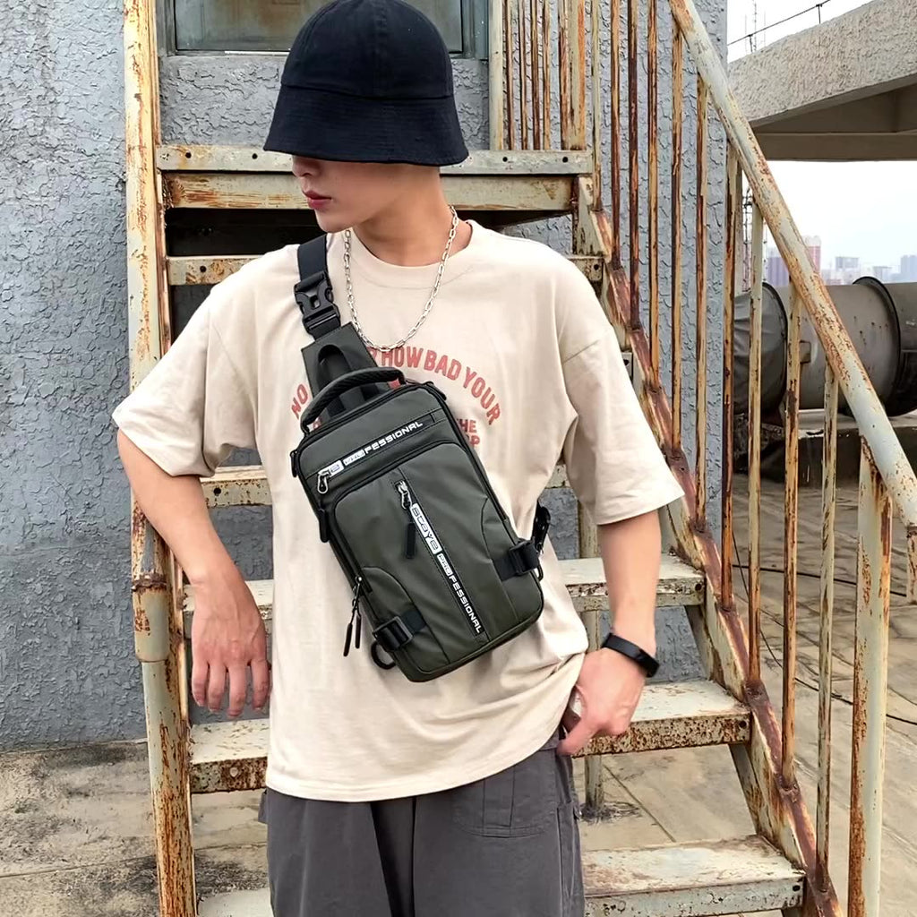 Multifunktionale Crossbody-Tasche für Herren