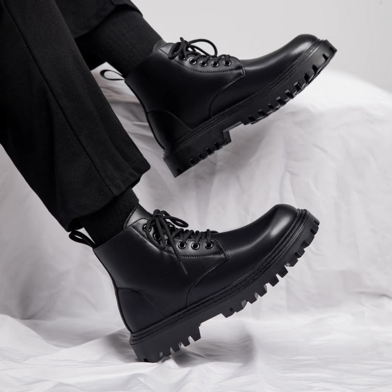 Herren-Lederstiefel, britischer Stil