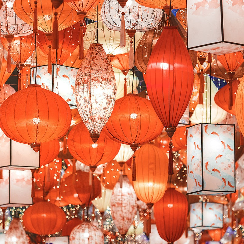 Dekorative Laterne im chinesischen Stil