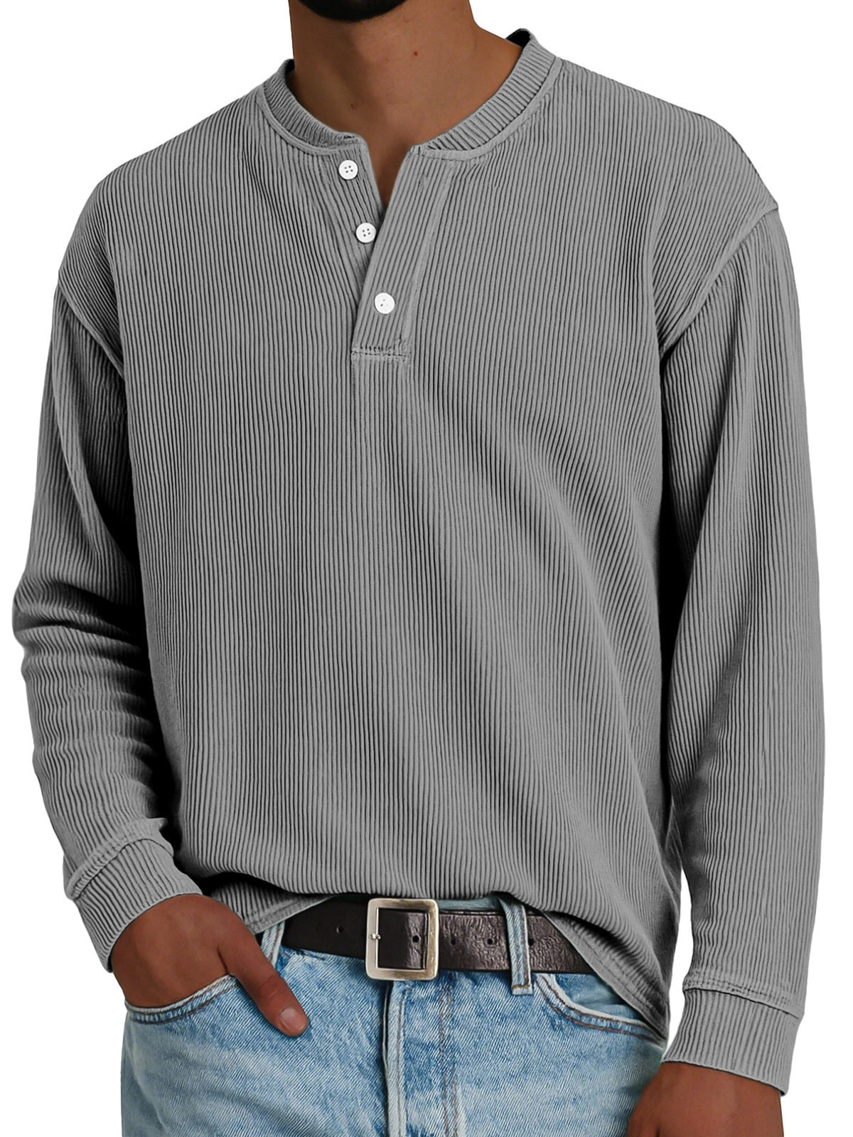 Langarm-Pullover aus Baumwolle – Bild 11 | LuxeStyle