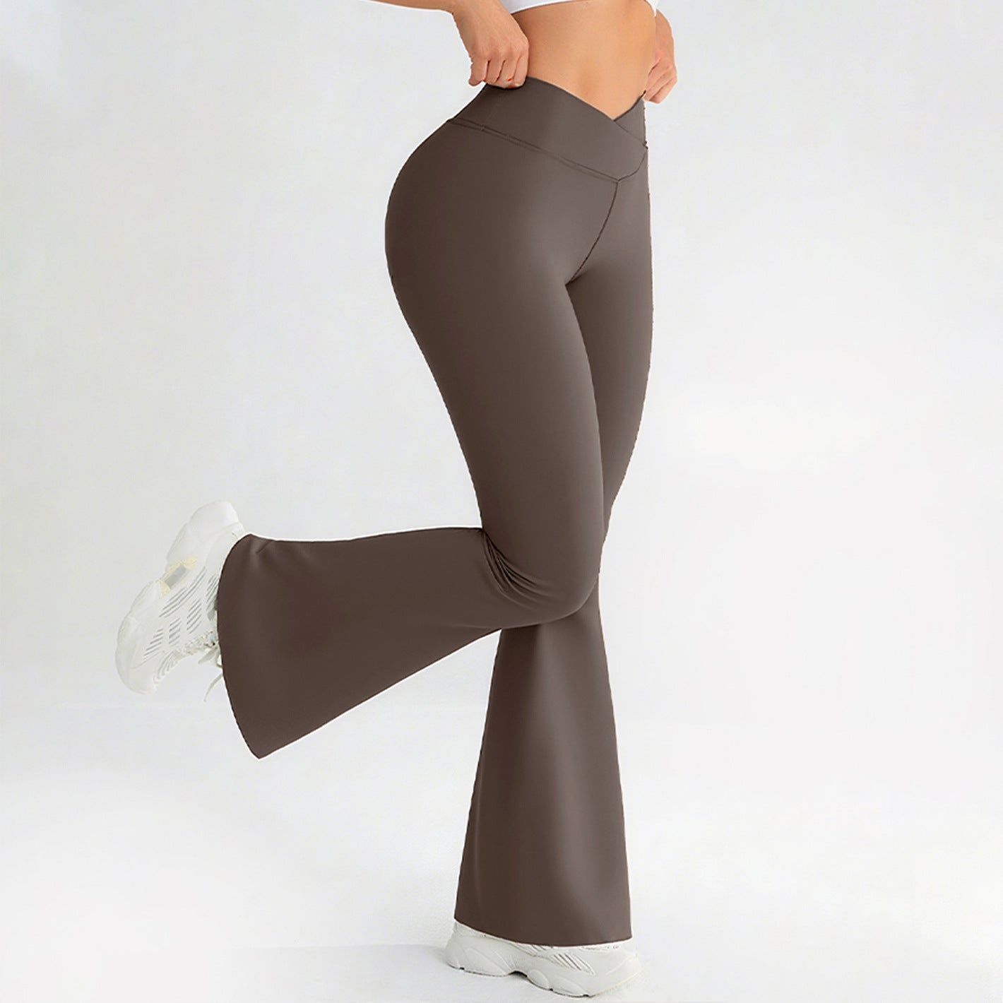 High-Waist Yoga Leggings mit Shaping-Effekt
