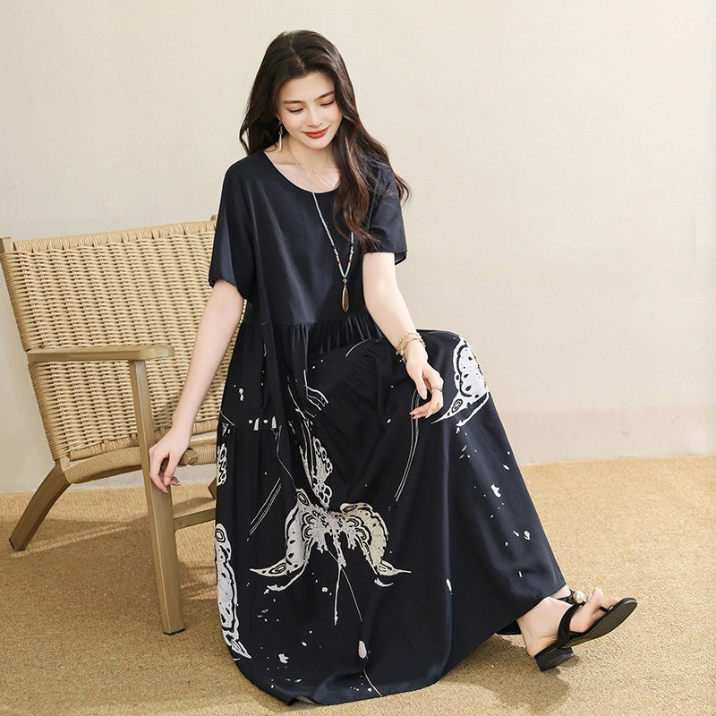 Resort-Kleid aus Polyesterfaser