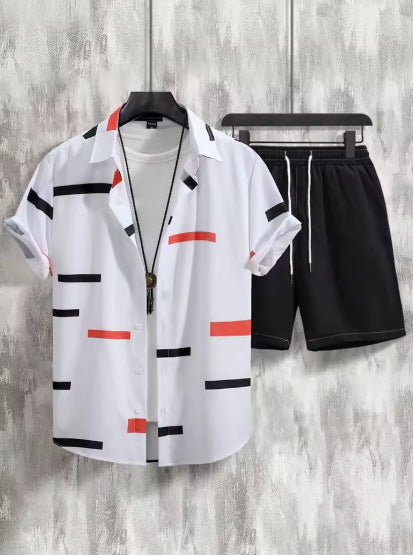 Kurzarmhemd und Strandhose | LuxeStyle