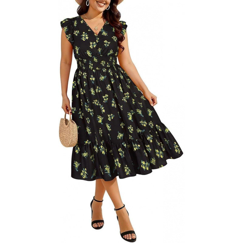 Chic Boho Blumenkleid