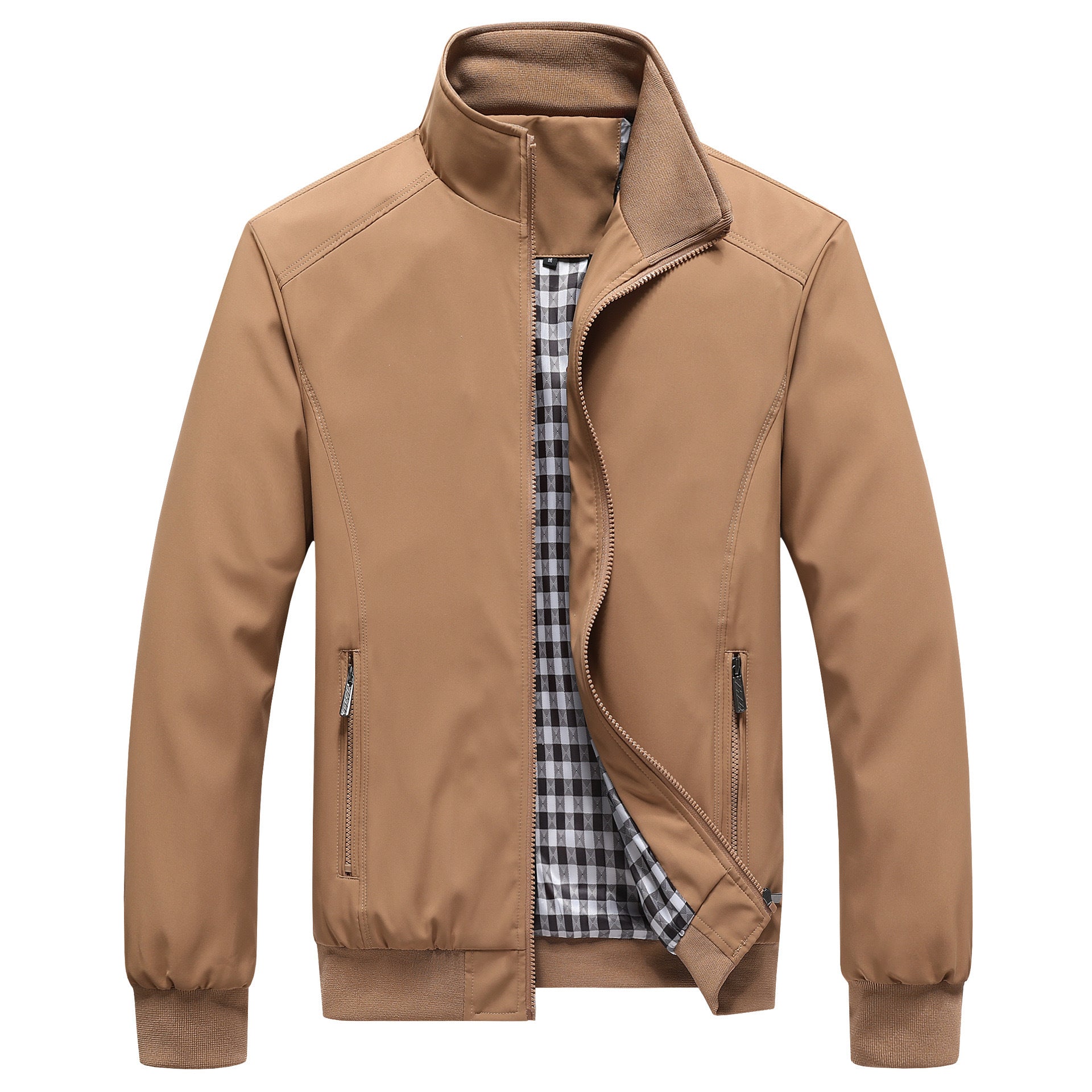 Herren Freizeitjacke mit Stehkragen