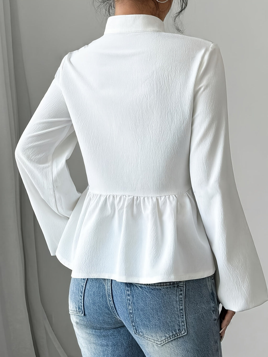 Elegantes Langarm-Pullover-Shirt – Bild 3 | LuxeStyle