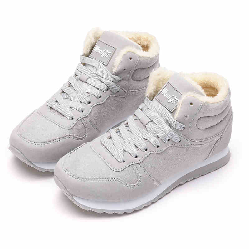 Samt-Winterschuhe zum Schnüren – Bild 4 | LuxeStyle