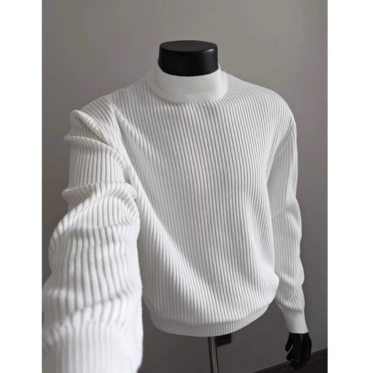 Herren Rollkragenpullover aus Strick – Bild 5 | LuxeStyle