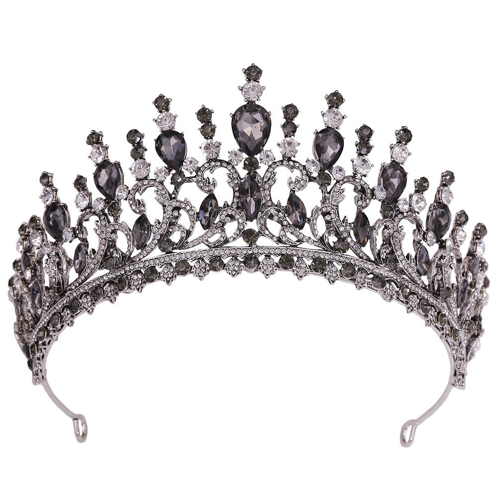 Barocke Kristall-Tiara für Hochzeiten