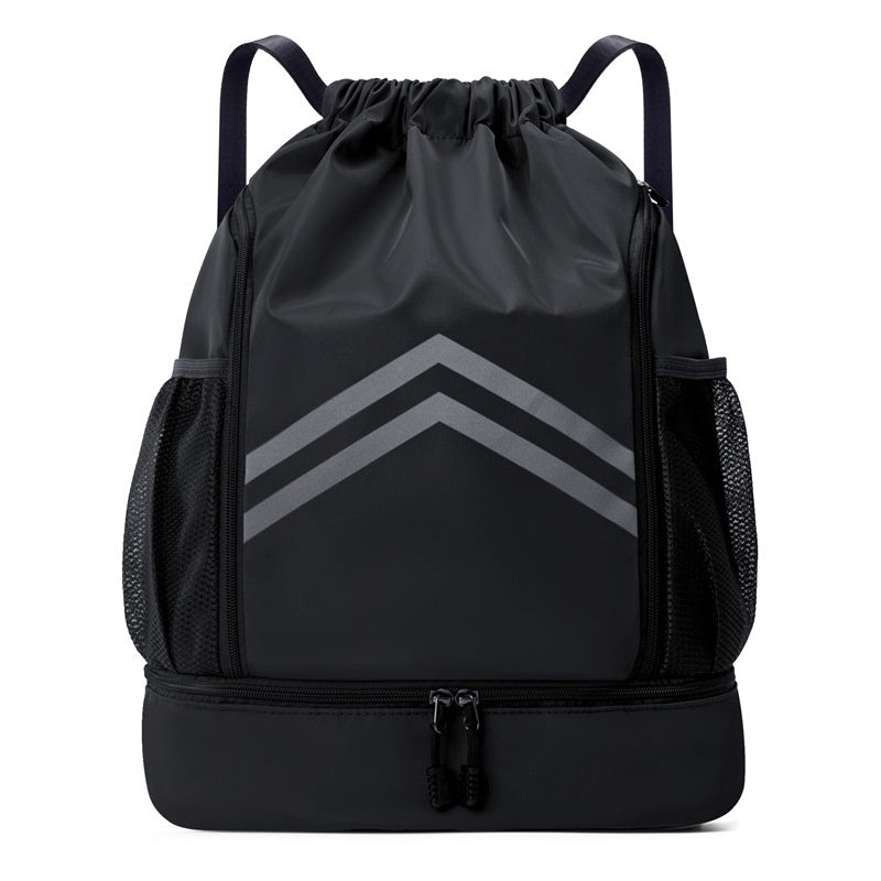Sportrucksack mit Kordelzug und Reflektoren – Bild 5 | LuxeStyle