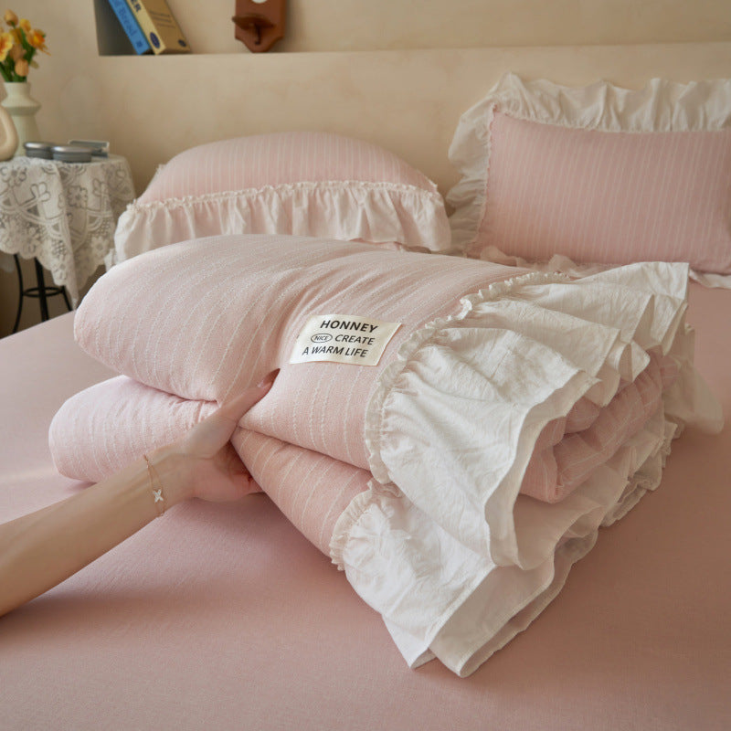 Sommerkissen-Set aus Puff-Tüll
