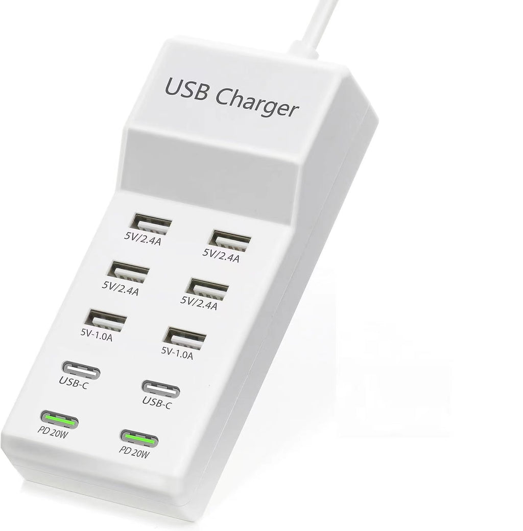 5-Port USB-Ladegerät mit Überhitzungsschutz
